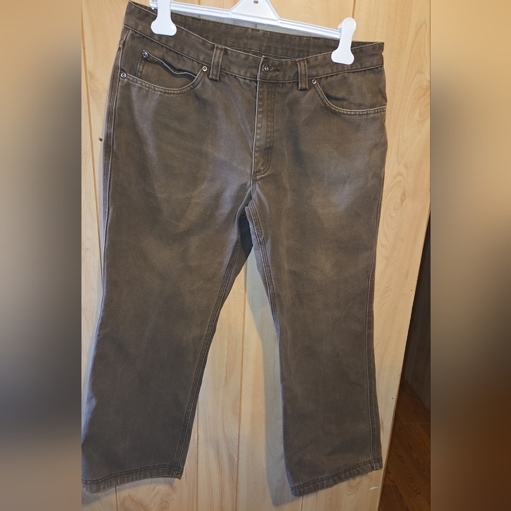 Duluth Trading Company Men's Brown Pants Jeans Size 38 x 28